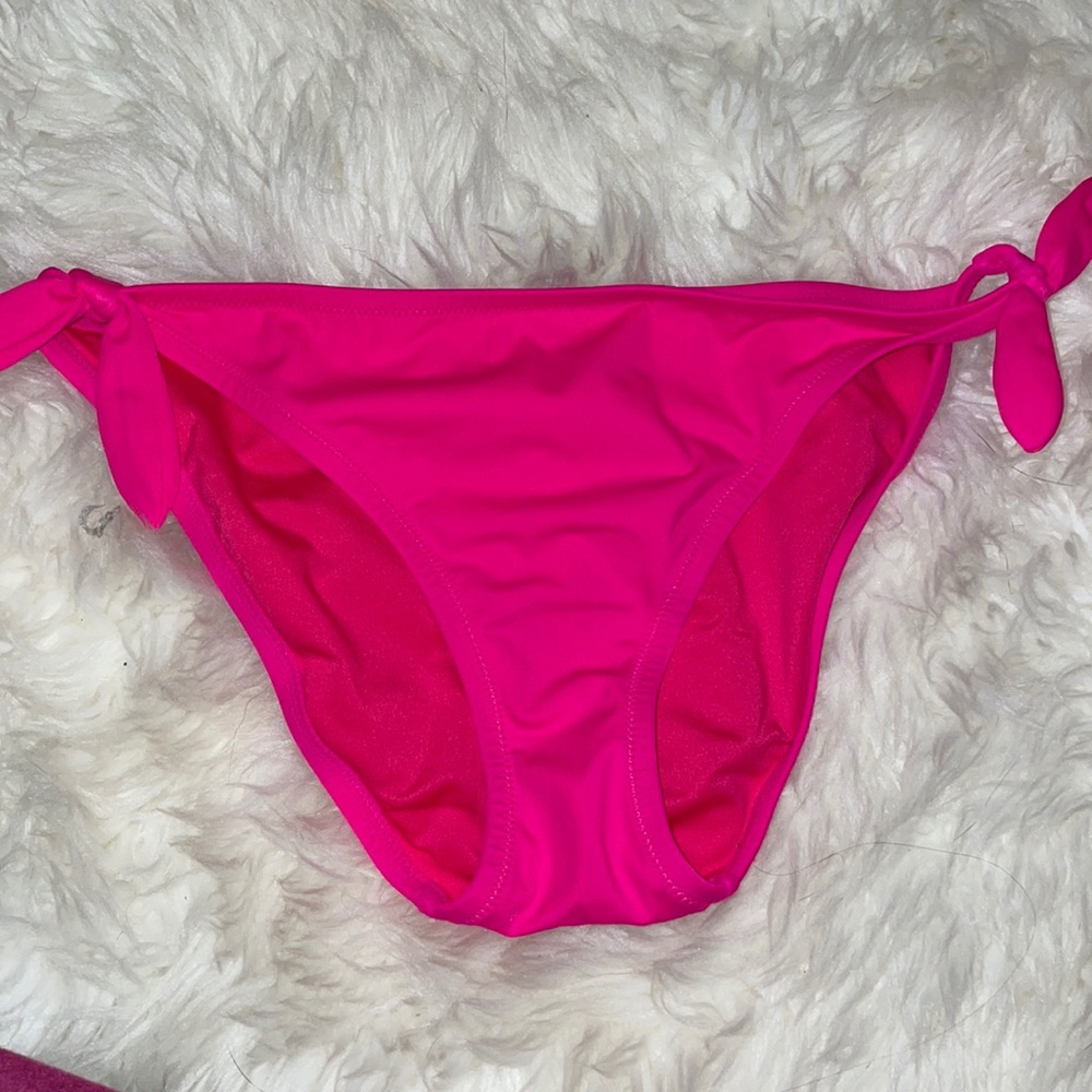 Hot pink bikini bottoms